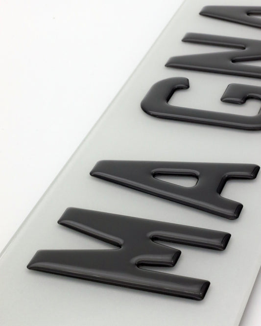 MAGNA PLATES 3D GEL NUMBER PLATE LICENSE PLATE