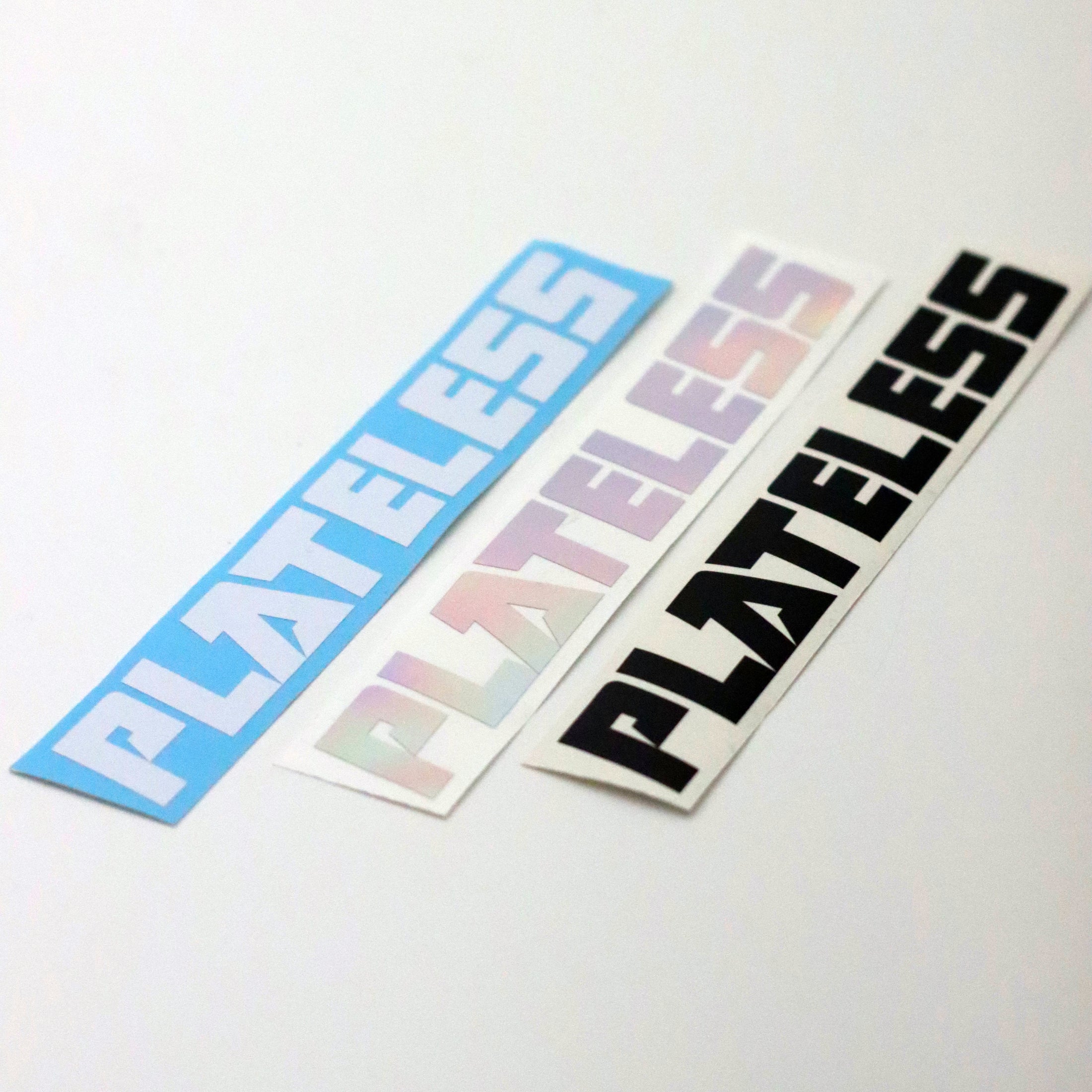 Plateless Logo Sticker