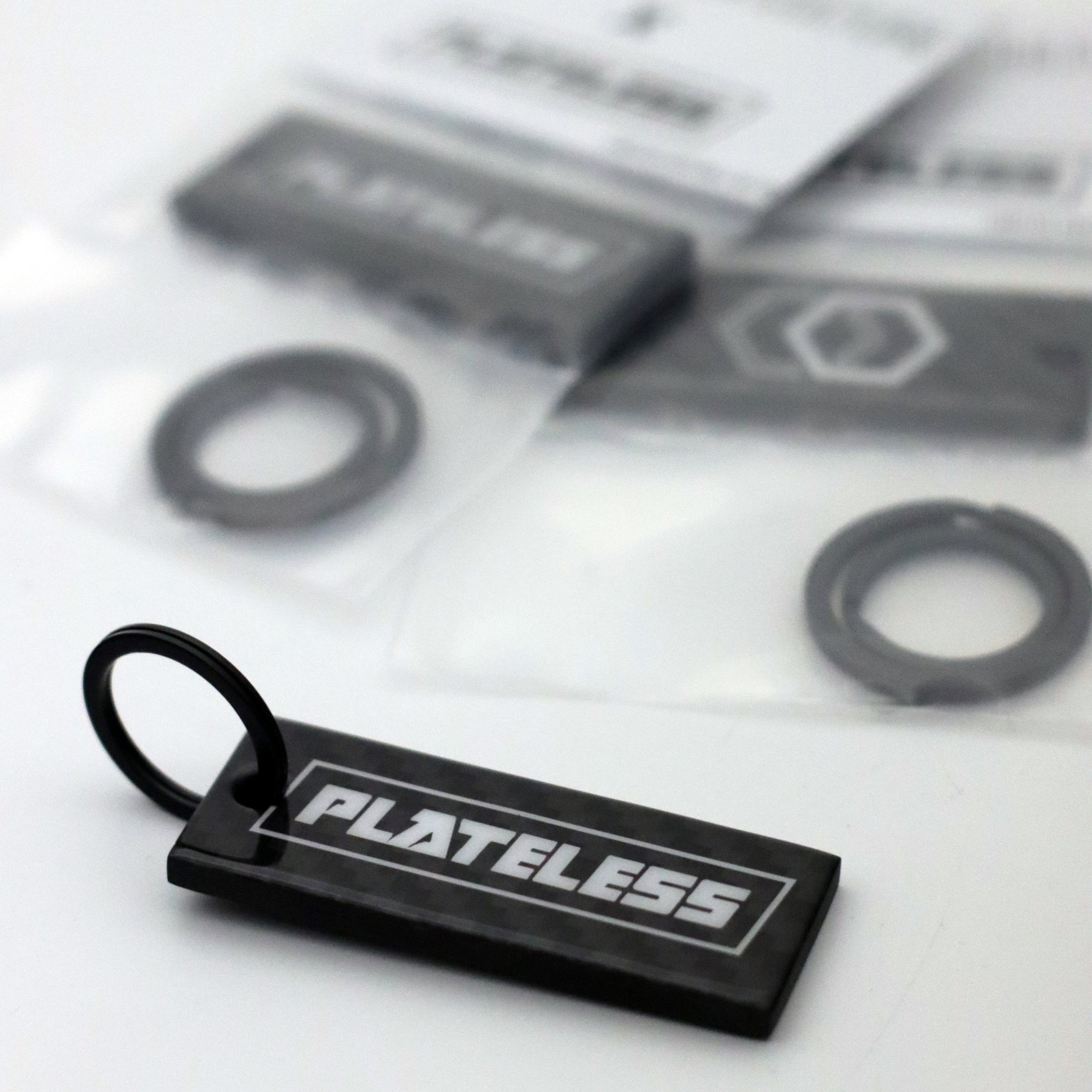 Limited Edition | Plateless X Carbon Culture keyring