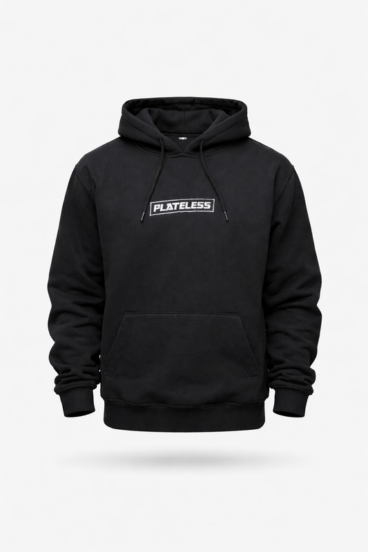 Plateless Lightning Hoodie - Black