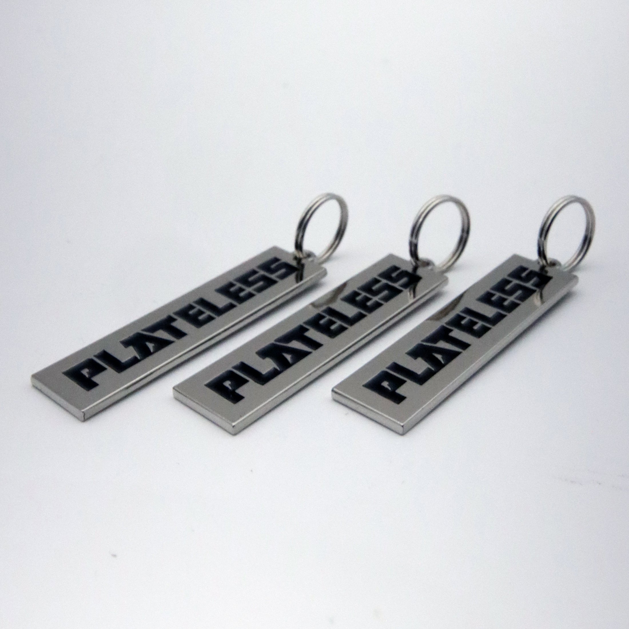 Metal Plateless Keyring
