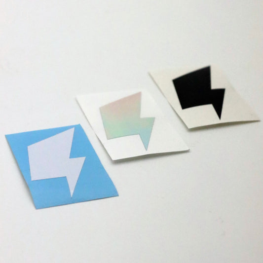 Plateless Lightening Bolt Sticker