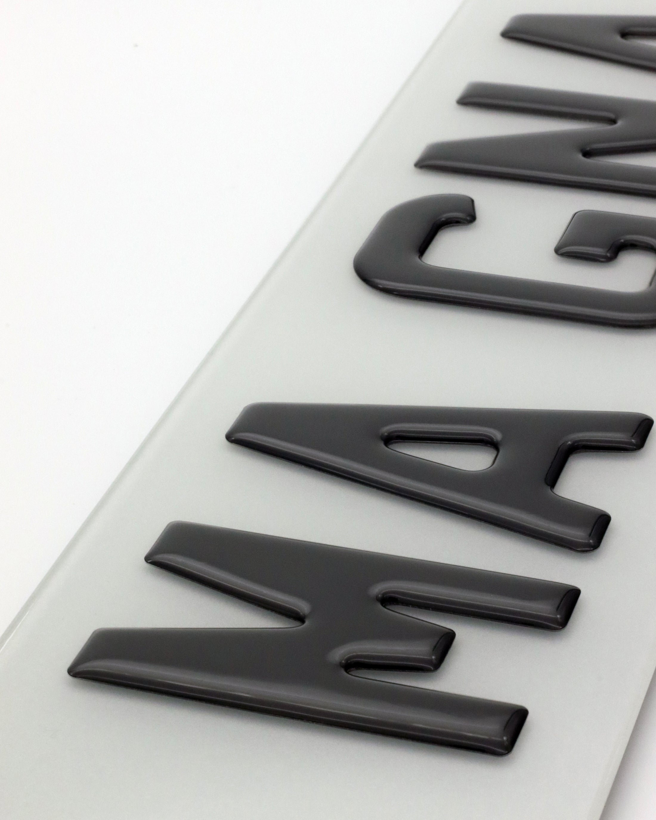 MAGNA PLATES 3D GEL NUMBER PLATE LICENSE PLATE